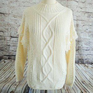 Time And true sweater Size Small Knit Boho Crochet